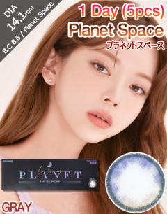 [1 Day/グレー/GRAY] プラネットスペース ワンデー - Planet Space - 1 Day (5pcs) [14.1mm]
